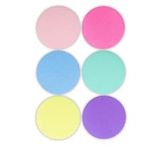 Kit 6 Esponjas Redondas Para Maquiagem Aplicação De Pó Base Kit 6 Esponjas Redondas Para Maquiagem Aplicação De Pó Base