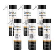 Kit 6 Espuma Expansiva Pu Poliuretano 500ml 340g Vedação Barone