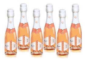 Kit 6 ESPUMANTE BABY CHANDON PASSION ON ICE ROSE 187ML