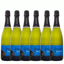 Kit 6 Espumante Branco Brut Séries By Salton 750ml Serra Gaúcha