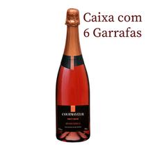 Kit 6 Espumante Brut Rose Courmayeur Serra Gaúcha 750 Ml