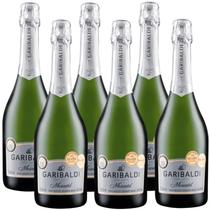Kit 6 Espumante Garibaldi Moscatel Branco 750ml Kit 6 Espumante Garibaldi Moscatel Branco 750ml