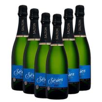 Kit 6 Espumante Salton Brut Branco By Séries Nacional 750 ml