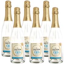 Kit 6 Espumante Salton Zero Álcool Baixa Caloria 750ml Kit 6 Espumante Salton Zero Álcool Baixa Caloria 750ml