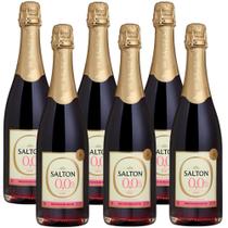 Kit 6 Espumante Salton Zero Álcool Rouge 750ml