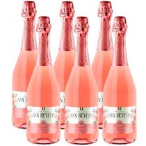 Kit 6 Espumante San Severo Moscatel Rosé 660ml