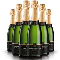 Kit 6 Espumante Stefanello Brut 750ml Kit 6 Espumante Stefanello Brut 750ml