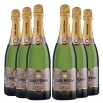 KIT 6 Espumantes Casa Perini Branco Brut, 6x750ml