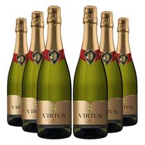 KIT 6 Espumantes Virtus Branco Brut, 6x750ml