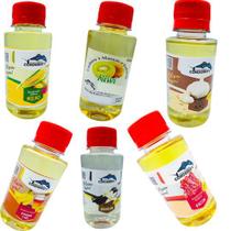Kit 6 Essência Atrativo de Pesca Oleosa Sabores Iscas Massas