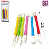 kit 6 estecas pasta americana bolo biscuit artesanato kit 6 estecas pasta americana bolo biscuit artesanato