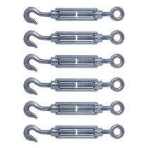 Kit 6 Esticadores P/ Cabo De Aço 3/16 - Aço Galvanizado M05X70
