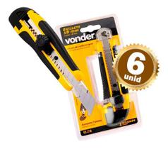 Kit 6 estilete 18mm es218 - vonder Kit 6 estilete 18mm es218 - vonder