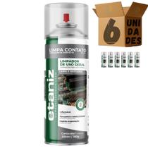 Kit 6 Etaniz Limpa Contato Spray Chesiquimica 300ml