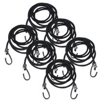 Kit 6 Extensor Corda Elástico 2,0M Gancho de Ferro Amarrar Carga Bagageiro Moto Lona Camping Kit 6 Extensor Corda Elástico 2,0M Gancho de Ferro Amarrar Carga Bagageiro Moto Lona Camping