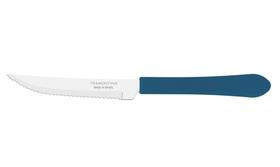 Kit 6 Faca Churrasco Tramontina Leme Inox Azul Oceano 4