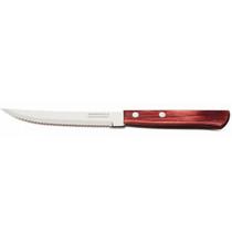 Kit 6 Faca Churrasco Tramontina Polywood Vermelha 5" Kit 6 Faca Churrasco Tramontina Polywood Vermelha 5"