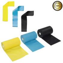 Kit 6 Faixas Elásticas Thera Band Exercícios Em Casa