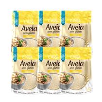 Kit 6 Farinha de Aveia 200g Sem Glúten Leve Croc Kit 6 Farinha de Aveia 200g Sem Glúten Leve Croc