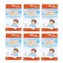 Kit 6 Fever Friends Adesivos Refrescantes Alivio Febre Bebê - Babydeas