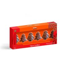 Kit 6 Figuras Natalinas Brasil Cacau Papai Noel Chocolate Kit 6 Figuras Natalinas Brasil Cacau Papai Noel Chocolate