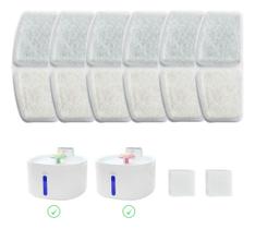 Kit 6 Filtros De Carvão Para Bebedouro Pet Inteligente Gato Animus Healthy Cat Kit 6 Filtros De Carvão Para Bebedouro Pet Inteligente Gato Animus Healthy Cat