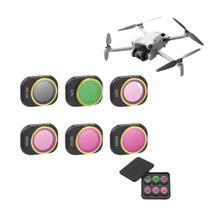 Kit 6 Filtros Lente Dji Mini 4 Pro Nd8/16/32/64 + Cpl + Mcuv