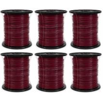 Kit 6 Fios Nylon Redondo 3mm 2kg Roçadeira - Sanre Brasil Kit 6 Fios Nylon Redondo 3mm 2kg Roçadeira - Sanre Brasil