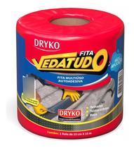 Kit 6 Fita Asfáltica Aluminio Auto Adesiva Vedatudo 15cmX10m Kit 6 Fita Asfáltica Aluminio Auto Adesiva Vedatudo 15cmX10m