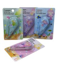 Kit 6 Fita Corretiva Escolar Infantil Sereia 5mmx3m Papelaria Fofa Kit 6 Fita Corretiva Escolar Infantil Sereia 5mmx3m Papelaria Fofa