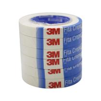 Kit 6 Fita Crepe 2352 3M 18mmx50m Uso industrial Profissional