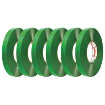 Kit 6 Fita Dupla Face Fixa Pro 20M Uso Geral Super Forte