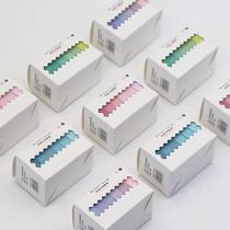 kit 6 fitas adesiva washi tape colorida tom pastel 10 mm x 2 m fashion