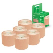 Kit 6 Fitas Kinésio Muscle Fix 5x500cm Bege Multi Saúde - HC041K Kit 6 Fitas Kinésio Muscle Fix 5x500cm Bege Multi Saúde - HC041K