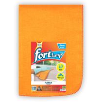 Kit 6 Flanela Fortlimp Limpeza De Móveis 26cm x 57cm - Ober