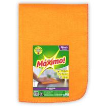 Kit 6 Flanela Laranja Máximo! 26cm X 57cm