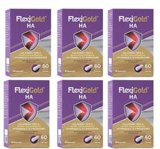 Kit 6 Flexigold Ha Colágeno Tipo 2, Ácido Hialurônico E Vitaminas.