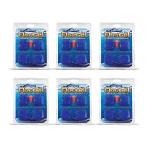 Kit 6 Floc Gel 4 Cubos Hidroazul 90g