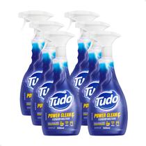 Kit 6 Flotador Multiuso Tudo Power Clean Politriz 500ml, Poder Máximo de Limpeza, Alto Rendimento
