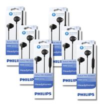 Kit 6 Fones de Ouvido com Microfone IntraAuricular Philips Preto TAUE101BK 00