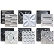 Kit 6 Formas 3D Gesso e Cimento ABS Grandes Kit 6 Formas 3D Gesso e Cimento ABS Grandes