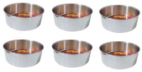 Kit 6 Formas Assadeiras Redonda Para Bolo Alta 24X9Cm 4.4L
