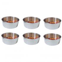 Kit 6 Formas Assadeiras Redonda Para Bolo Alta 24x9cm 4.4l