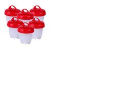 Kit 6 Formas De Silicone Ovos Egglettes Magic Egg Cooker