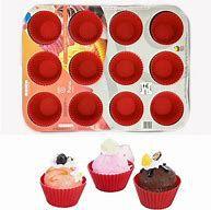 Kit 6 Formas De Silicone Para Mini Cupcake Bolo Muffin - 70ml