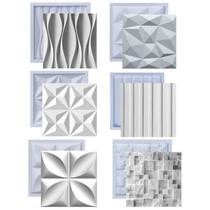 Kit 6 Formas Molde Para Gesso 3D E Cimento Abs Kit 6 Formas Molde Para Gesso 3D E Cimento Abs