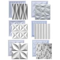Kit 6 Formas Molde Para Gesso 3D E Cimento Abs Kit 6 Formas Molde Para Gesso 3D E Cimento Abs
