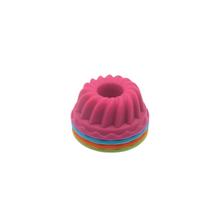 Kit 6 formas moldes silicone para cupcake mini bolo muffin