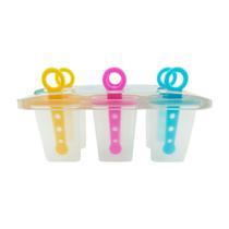 Kit 6 Formas Plásticas Para Picolé 8cm