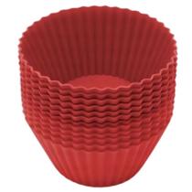 Kit 6 Formas Redondas de Cupcake Bolo Muffin Silicone Mini C22019